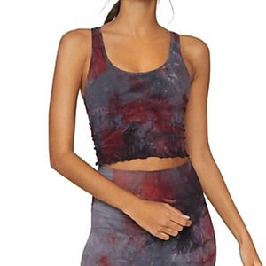 Size XS / S Spiritual Gangster Galaxy Tie Dye Crop Tank